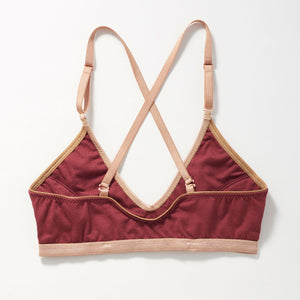 Burgundy Curve Convertible Bra